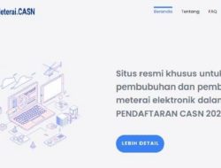 Cara Beli E-Meterai untuk CPNS 2023