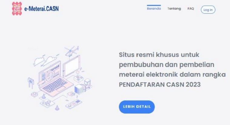 Cara Beli E-Meterai untuk CPNS 2023 (Sumber: Yandex)