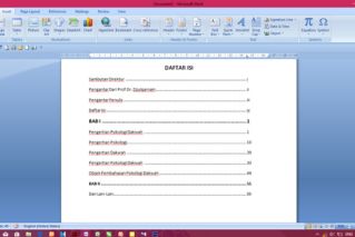 Cara Membuat Daftar Isi di Microsoft Word (Sumber: Yandex)