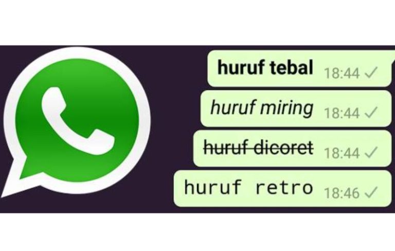 √cara Praktis Membuat Tulisan Tebal Miring Dan Terbalik Di Whatsapp 9706