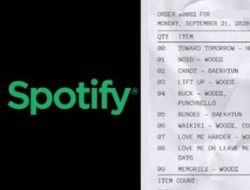 Membuat Receiptify di Spotify : Mirip Struk Belanja