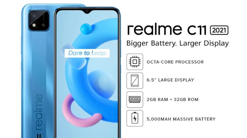 realme C11 Hadir dengan Varian Memori 4GB+64GB (Sumber: Yandex)