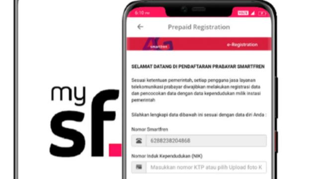 Cara Melihat Nomor Smartfren Melalui Aplikasi MySF (Sumber: Liputan6)